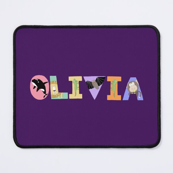 Item preview, Olivia- Personalised Name Art Illustrated Animals designed and sold by Carla Daly.