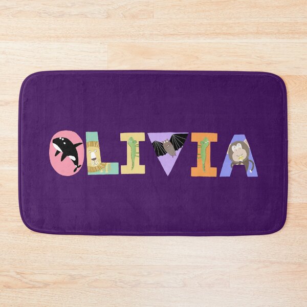 Item preview, Olivia- Personalised Name Art Illustrated Animals designed and sold by Carla Daly.