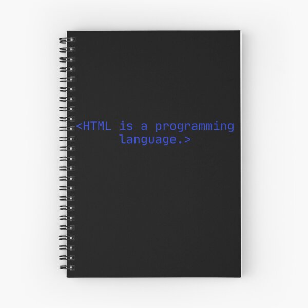 Item preview, HTML Is A Programming Language – Funny Unpopular Opinion Coding Meme designed and sold by mentosdesigner.