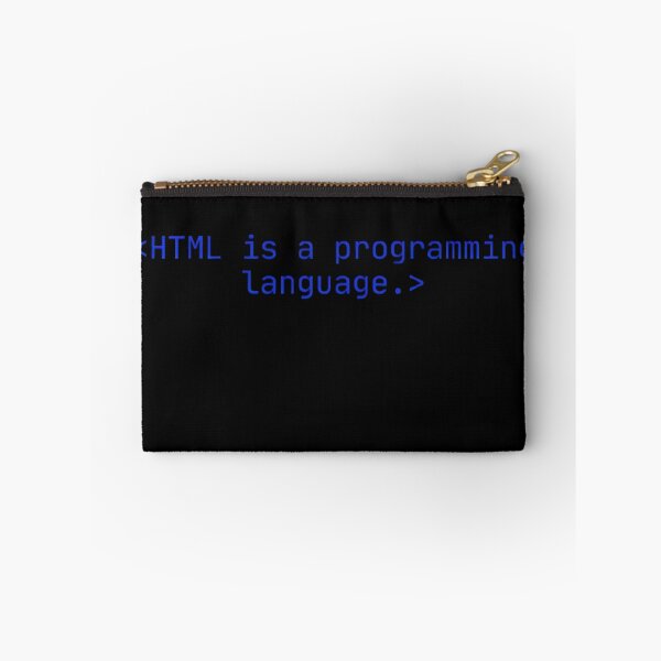 Item preview, HTML Is A Programming Language – Funny Unpopular Opinion Coding Meme designed and sold by mentosdesigner.