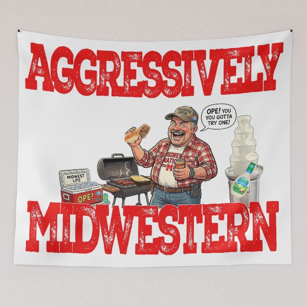 Item preview, Aggressively Midwestern  designed and sold by DRJ21.