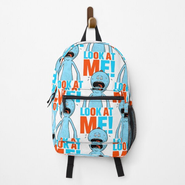 Item preview, Mr Meeseeks Look At Me Bold Colorful Art designed and sold by Dhenin Studio.