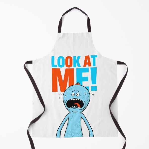 Item preview, Mr Meeseeks Look At Me Bold Colorful Art designed and sold by Dhenin Studio.