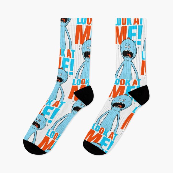 Item preview, Mr Meeseeks Look At Me Bold Colorful Art designed and sold by Dhenin Studio.