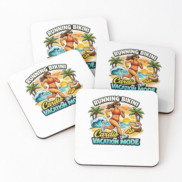 Item preview, Cardio in Vacation Mode running bikini designed and sold by DPBTees70.