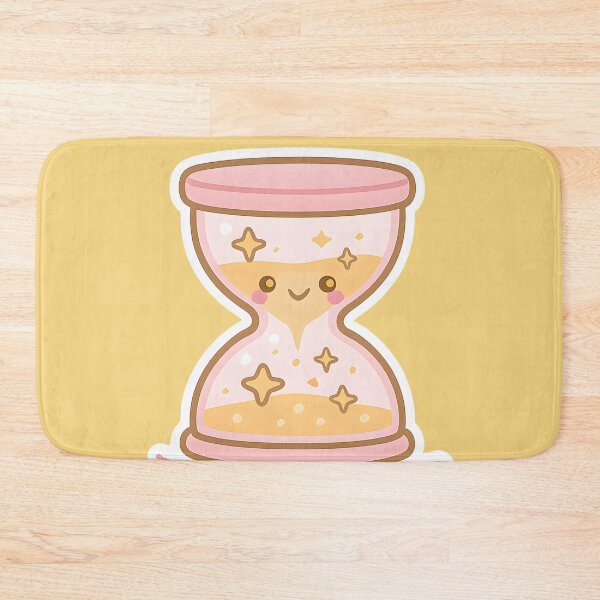 Item preview, Trusting the Universe But Make It Faster — Cute Hourglass Kawaii, Spiritual Humor Sticker designed and sold by MildlyCosmic.