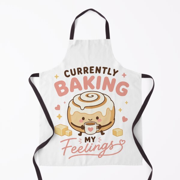 Item preview, Funny Baking Shirt | Currently Baking My Feelings Cute Cinnamon Roll Gift for Pastry Lovers designed and sold by KAIRO-FORM.