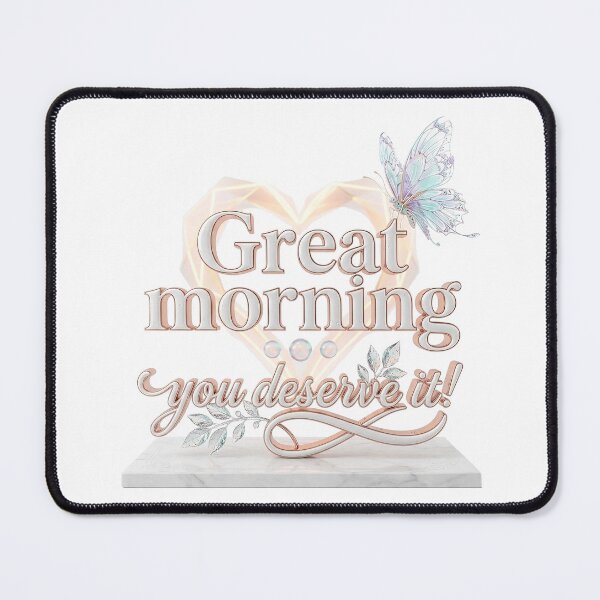Item preview, Great Morning Love Jeweled Floral Greeting designed and sold by BlissBlvdShop.
