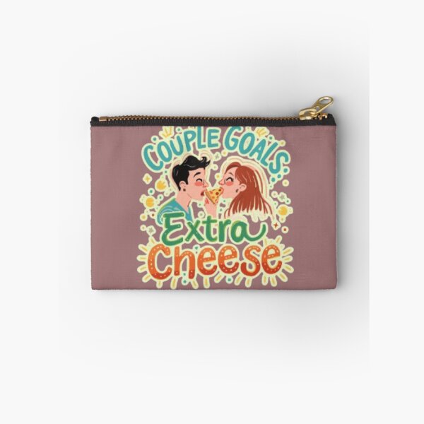 Item preview, Couple Goals Extra Cheese Funny Pizza Romance Art designed and sold by Miheerala.