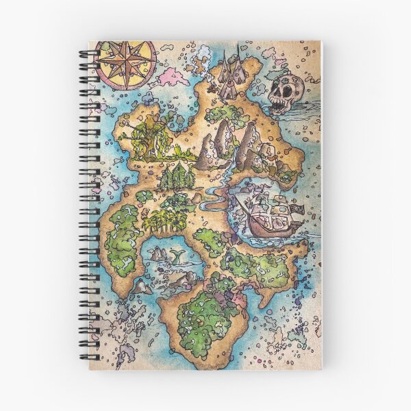 Item preview, Neverland Map designed and sold by My Neurospicy Art Life.