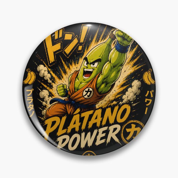 Item preview, Plátano Power Tropical Anime Warrior designed and sold by Dominicanada.