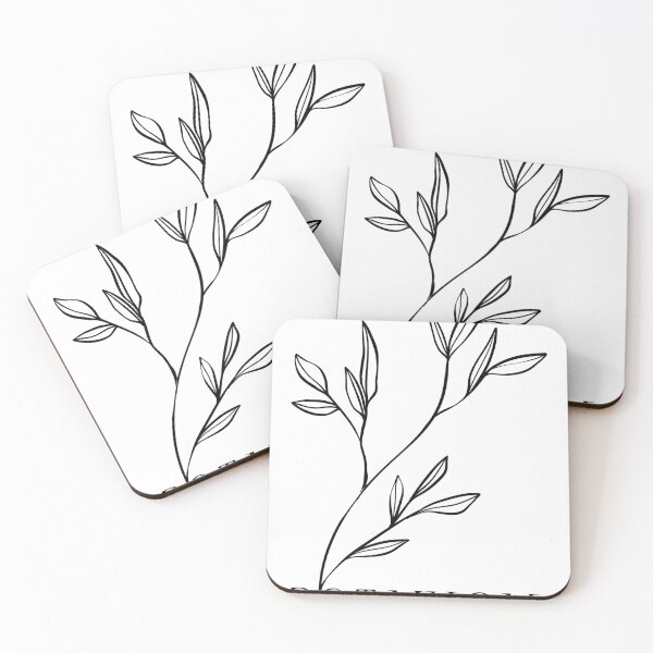 Item preview, Minimalist Botanical Leaf Line Art Elegant Plant Lover Gift designed and sold by OwnZone.