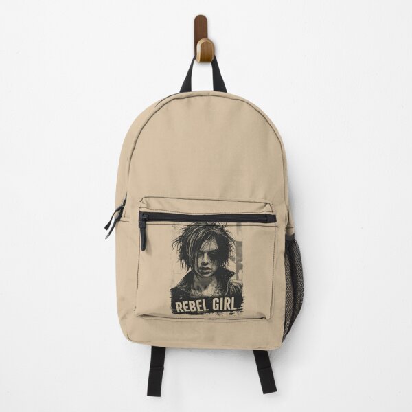 Item preview, Rebel Girl Punk Portrait Distressed Grunge Street Art designed and sold by ERODED SELF.