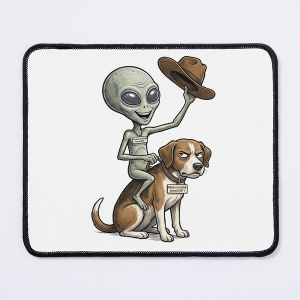 Item preview, Alien riding a Dog designed and sold by HiddenCitadel.