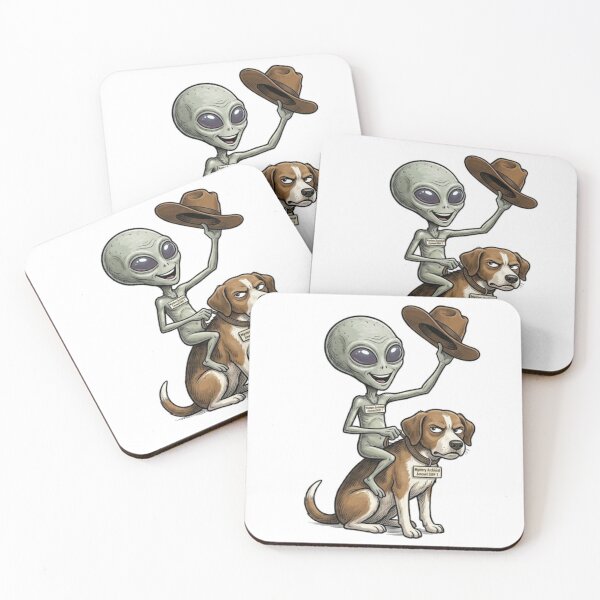 Item preview, Alien riding a Dog designed and sold by HiddenCitadel.