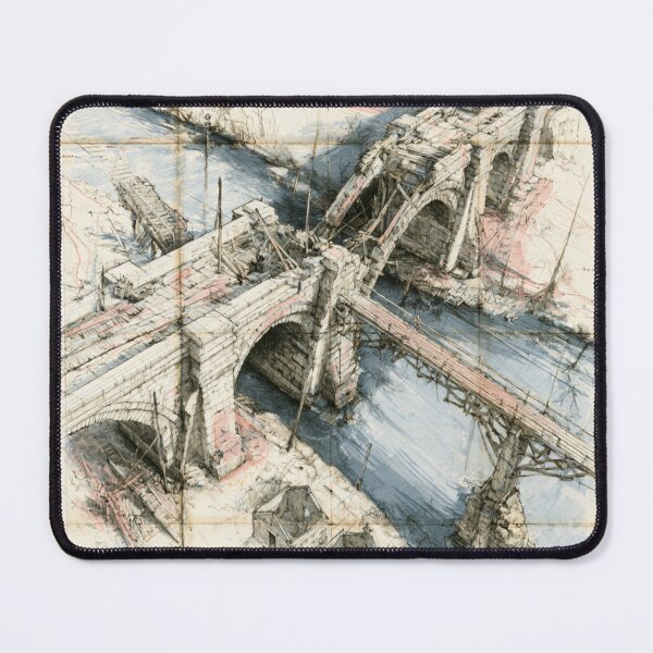 Item preview, River Crossing: Damage and Return Routes designed and sold by ArtbyAdrian.
