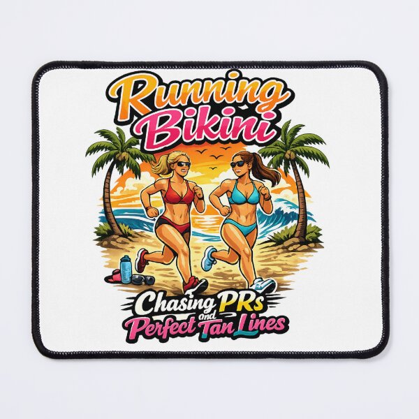Item preview, Chasing PRs and Perfect Tan Lines running bikini designed and sold by DPBTees70.