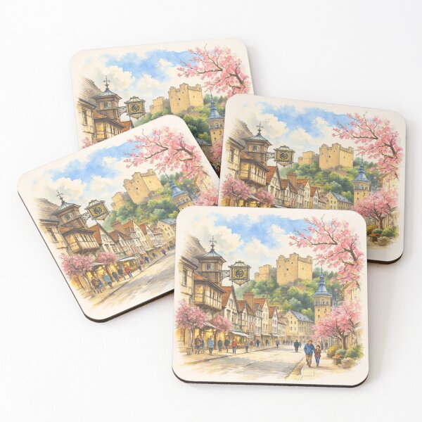 Item preview, Afternoon walk in the old town designed and sold by sid1802.