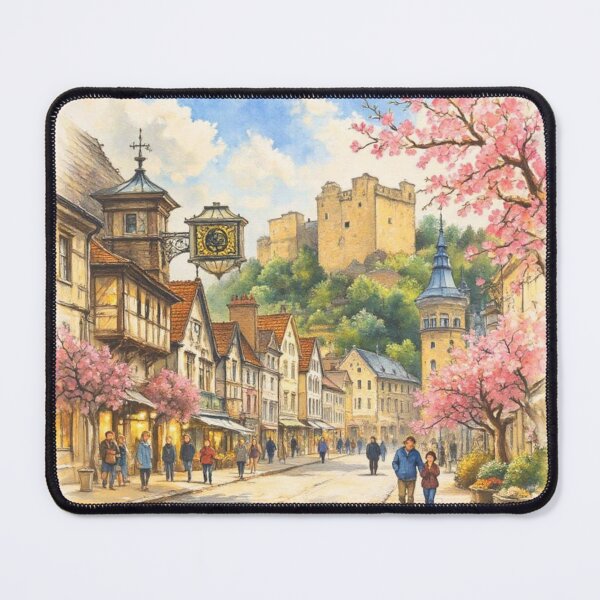 Item preview, Afternoon walk in the old town designed and sold by sid1802.