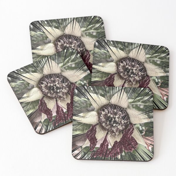 Item preview, Gothic Exotic Flower Manga Speed Lines Comic Pop Art designed and sold by BalkanBloom.