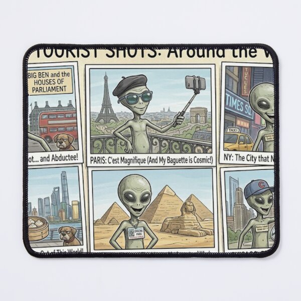 Item preview, Alien Tourist 1 designed and sold by HiddenCitadel.