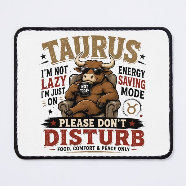 Item preview, Taurus Energy Saving Mode Shirt – Funny Taurus Zodiac Astrology Gift designed and sold by Thehatinthecat.
