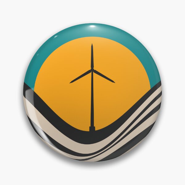 Item preview, Vindkraft Retro Wind Turbine Scandinavian Renewable Energy designed and sold by Volt Junkies.
