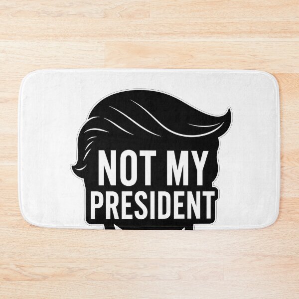 Item preview, Not My President Political Protest Silhouette designed and sold by Owcomm.