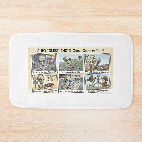 Item preview, Alien Tourist Cross Country Tour designed and sold by HiddenCitadel.