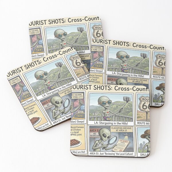 Item preview, Alien Tourist Cross Country Tour designed and sold by HiddenCitadel.
