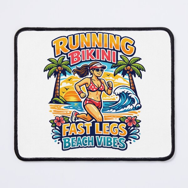 Item preview, Fast Legs, Beach Vibes running bikini designed and sold by DPBTees70.