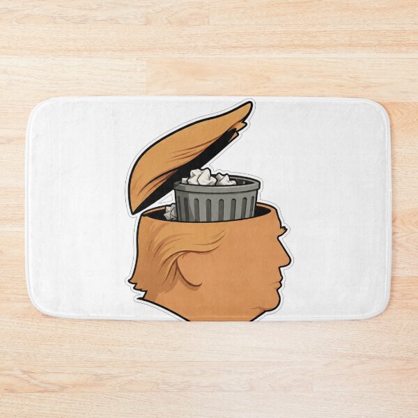 Item preview, Make America Think Again Funny Political Satire Trash Can Brain Tee designed and sold by Owcomm.