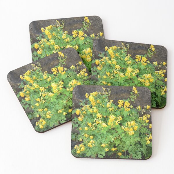 Item preview, Yellow Corydalis Wildflower Bloom designed and sold by PhuongVoArt.