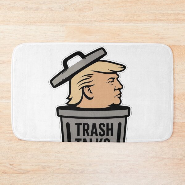 Item preview, Trash Talks We Vote Political Humor Trash Can Cartoon designed and sold by Owcomm.