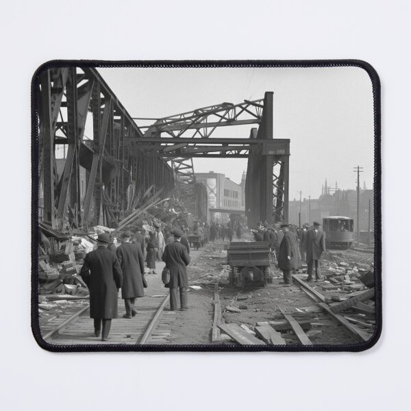 Item preview, The Broken Crossing at Rotterdam designed and sold by ArtbyAdrian.