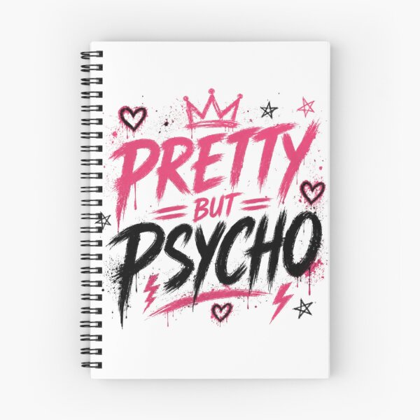 Item preview, Pretty But Psycho designed and sold by INKRebelGraphic.