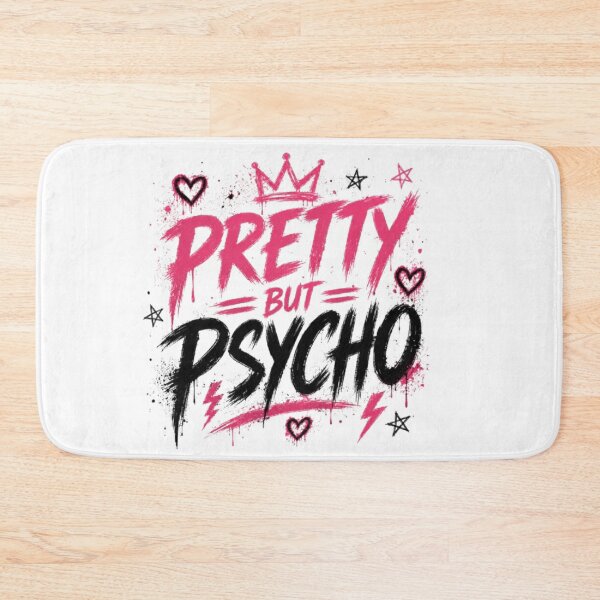 Item preview, Pretty But Psycho designed and sold by INKRebelGraphic.