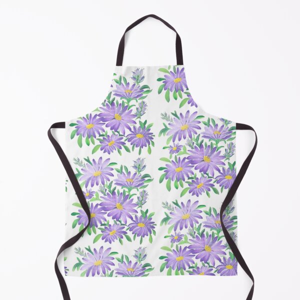 Item preview, Aster Purple Flower One Stroke Art designed and sold by ArtOfMelania.