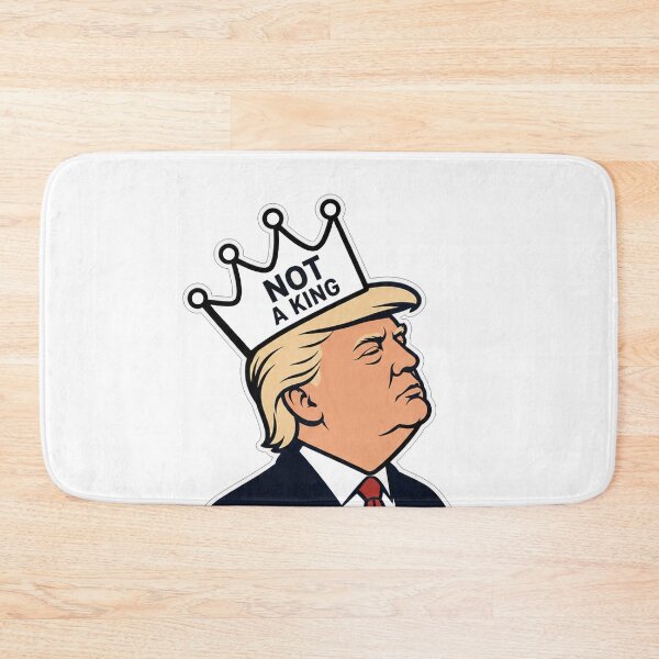 Item preview, Democracy Greater Than Ego Not A King Political Cartoon Crown designed and sold by Owcomm.