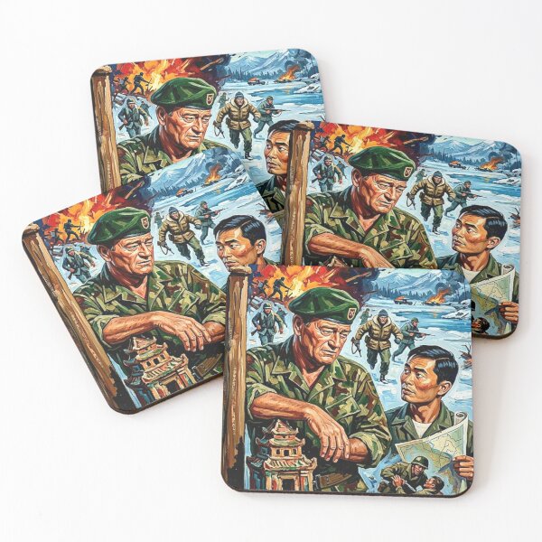 Item preview, The Fight for Vietnam. – The Green Berets Fine Art Print designed and sold by Art's Diner.