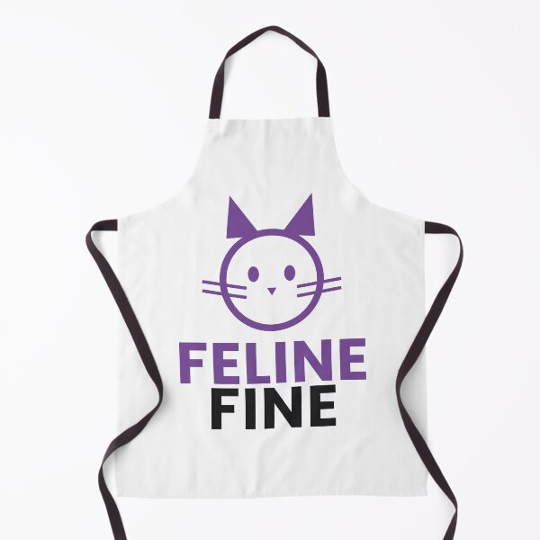 Item preview, Feline Fine Funny Cat Lover Tee designed and sold by 7Four1 Designs.