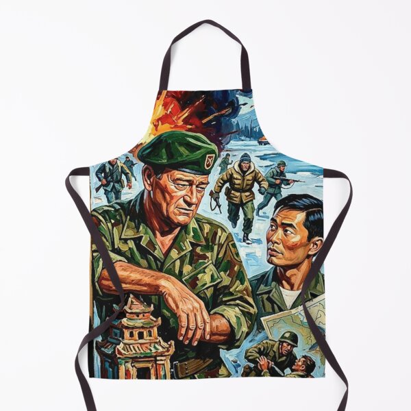 Item preview, The Fight for Vietnam. – The Green Berets Fine Art Print designed and sold by Art's Diner.