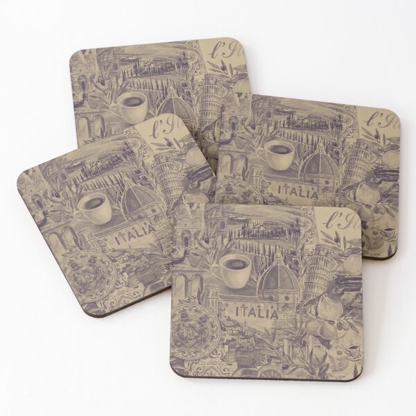 Item preview, Italy collage in vintage style designed and sold by Knock on my door.