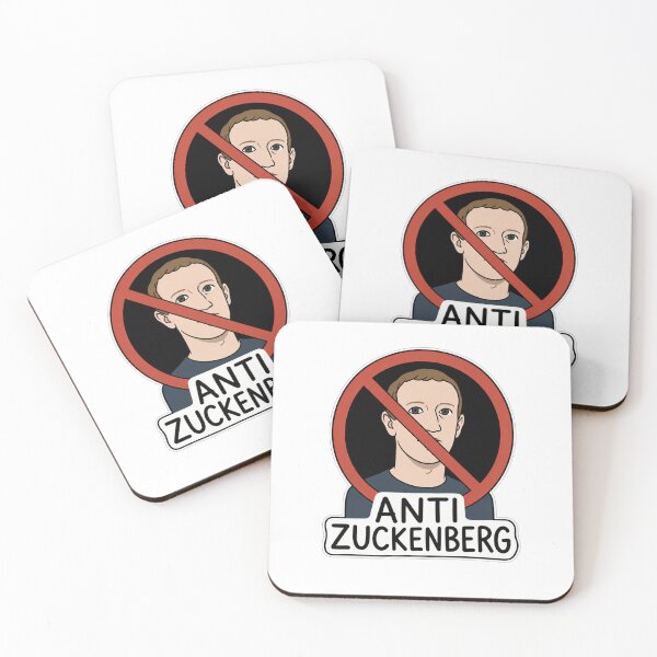 Item preview, Anti Zuckenberg No Symbol Cartoon Portrait designed and sold by Owcomm.