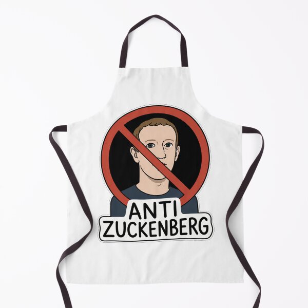 Item preview, Anti Zuckenberg No Symbol Cartoon Portrait designed and sold by Owcomm.