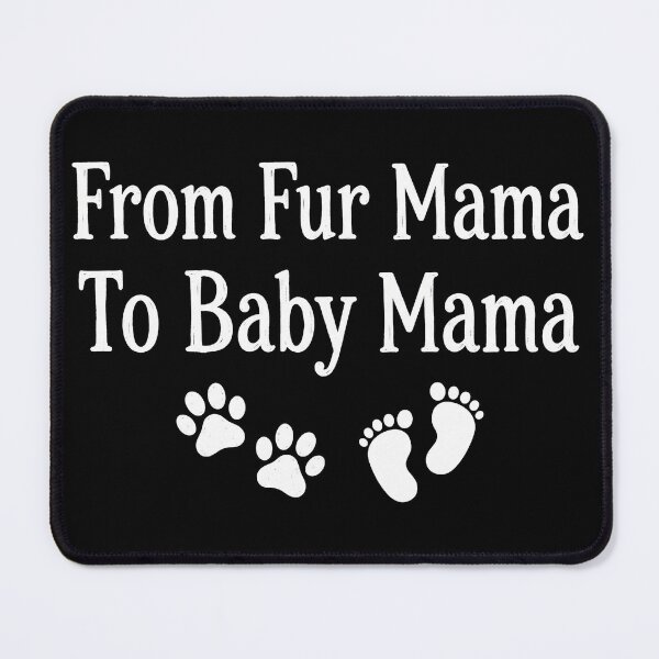 Item preview, From Fur Mama To Baby Mama Pregnancy Shirt designed and sold by TeNovaStudio.