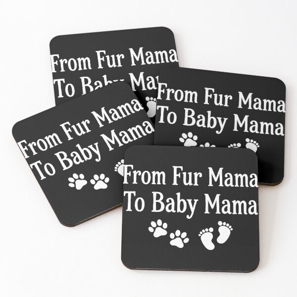 Item preview, From Fur Mama To Baby Mama Pregnancy Shirt designed and sold by TeNovaStudio.