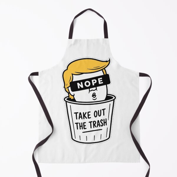 Item preview, Take Out The Trash Nope Funny Political Trash Can Illustration designed and sold by Owcomm.
