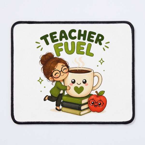 Item preview, Teacher Fuel Funny Teacher Coffee Lover Gift designed and sold by INVITOARTE.