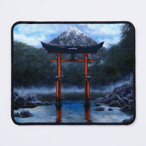 Item preview, Mysterious torii gate in water designed and sold by Witseart.